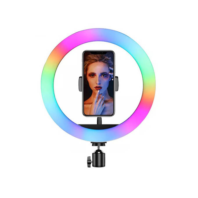 رينگ لايت RGB مدل MJ33 (سایز 13 اینچ)