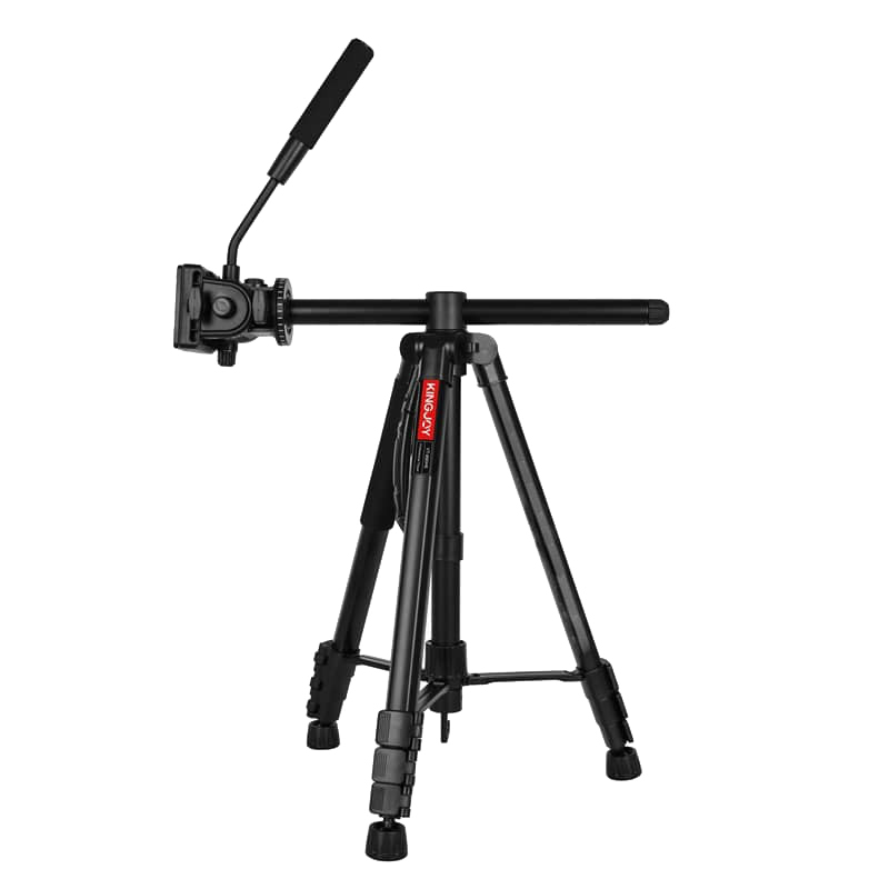 سه پایه دوربین کینگ جوی مدل VT-890H (تک‌پایه‌شو و صلیبی)