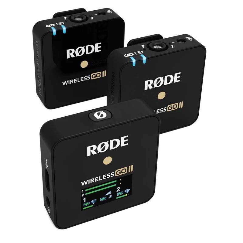 میکروفن بی‌سیم دو فرستنده Rode Wireless GO II (استوک)