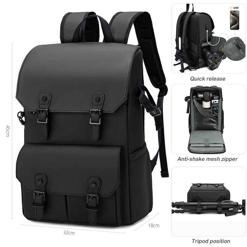 کیف کوله پشتی دوربین مدل DarkVault  AK818