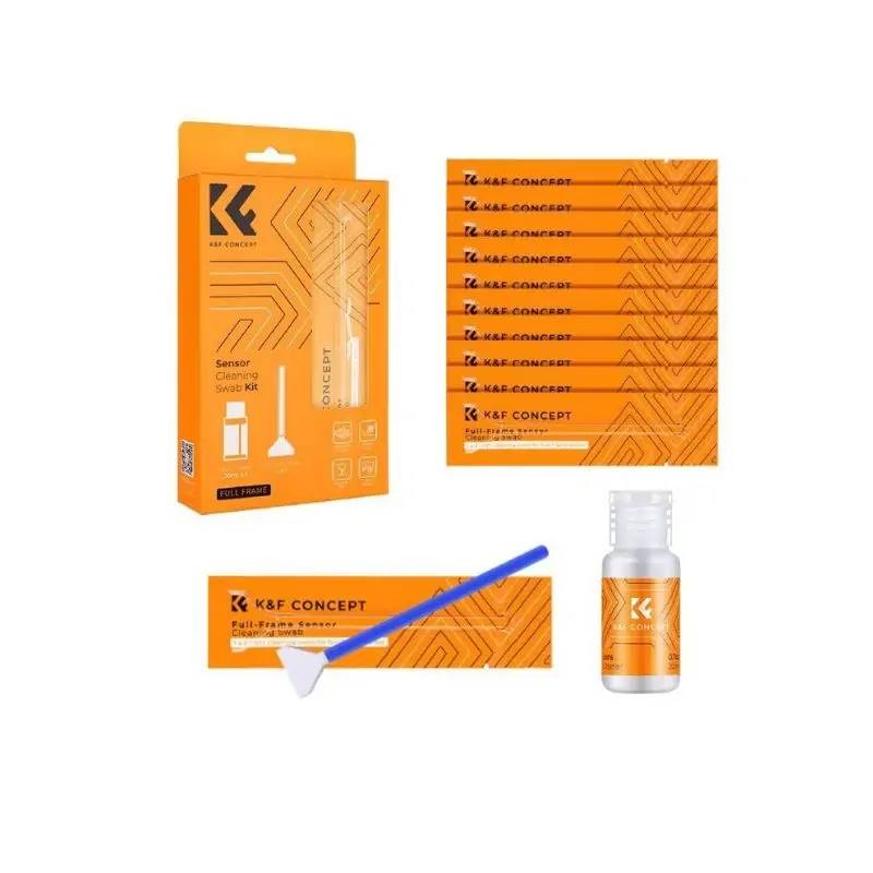 کیت تمیز کننده‌ی سنسور K&F برای دوربین‌های کراپ سنسور
