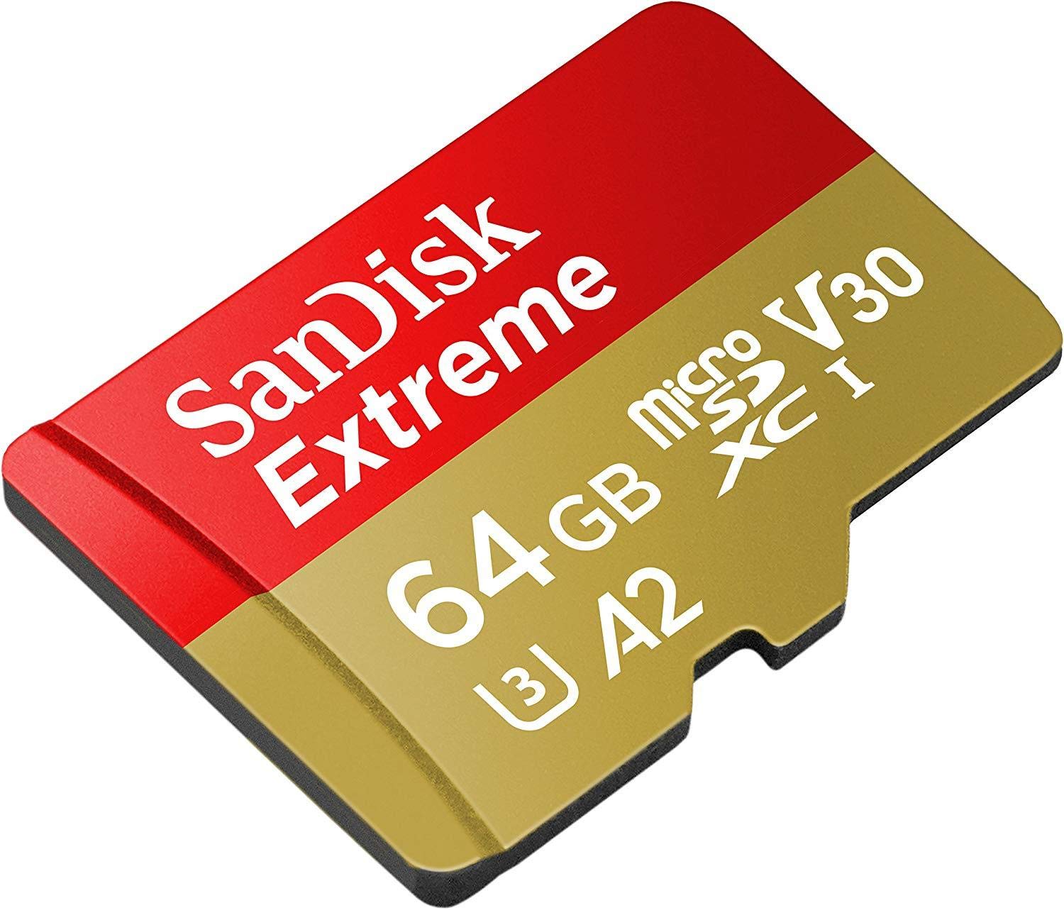 کارت حافظه سندیسک  SanDisK 64GB Extreme microsdxc card170MB