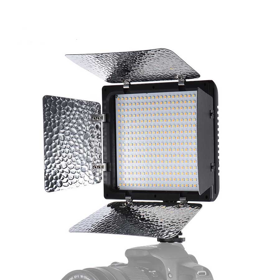 نور SMD مدل 368 (دارای باتری و شارژر و آداپتور و کیف حمل)