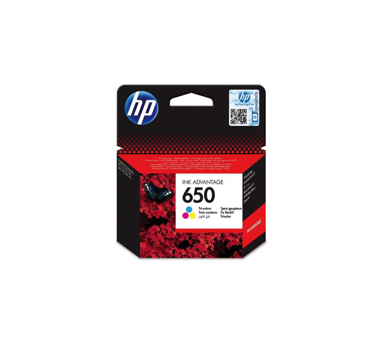 کارتریج جوهرافشان اچ پی رنگی HP 650 Color