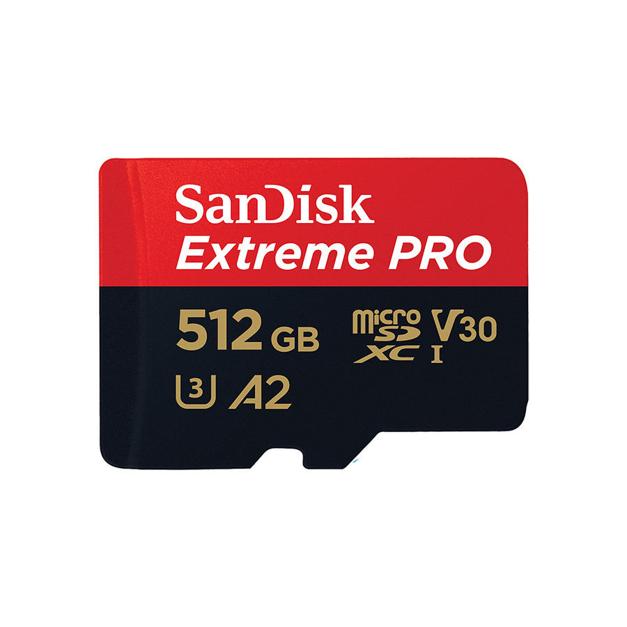 کارت حافظه microSDXC سن دیسک مدل Extreme PRO کلاس A2 استاندارد UHS-I U3 سرعت 170MBs ظرفیت 512 گیگابایت
