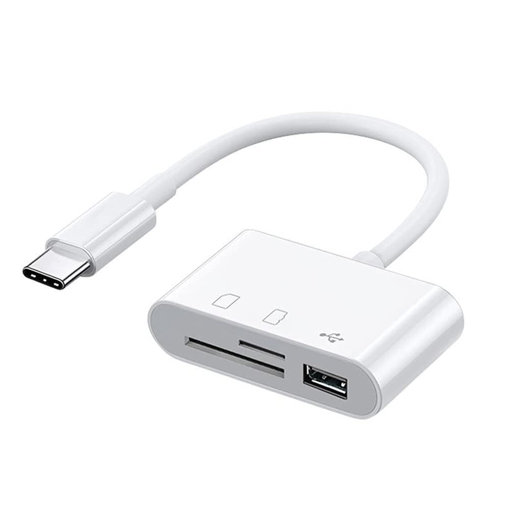 رم ریدر 1 به 3  Type-C سه کاره Type-C به USB2.0 + SD +TF