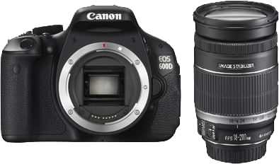 دوربین کانن 600D + 18-200 mm IS (دست دوم)