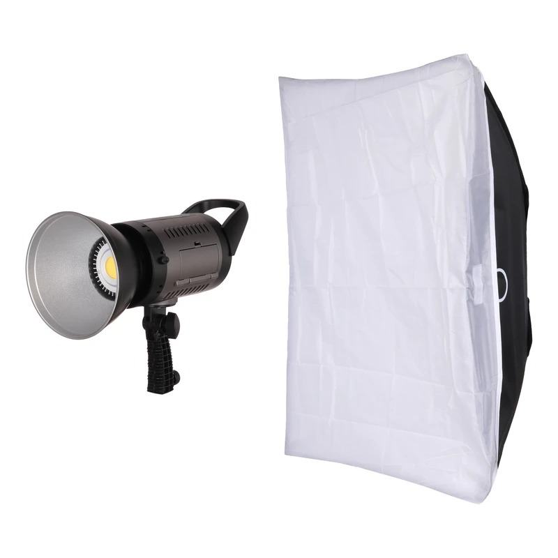 نور ثابت حرفه‌ای 220 وات مدل JSL-B011-220W (بهمراه سافت باکس 50x70 ) به پایه 801  (کارکرده)