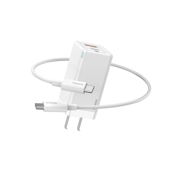 شارژر دیواری 45W باسئوس مدل CCGAN-R02 به همراه کابل USB-C
