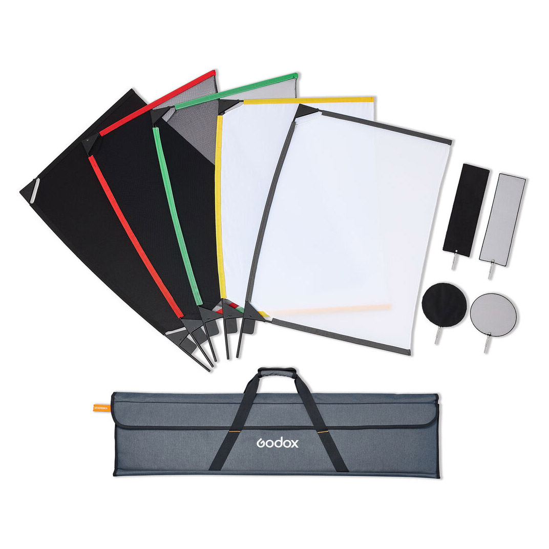 پرچم گودکس سایز 60x90 مدل Godox Scrim Flag Kit