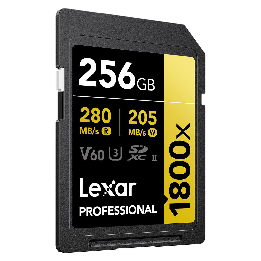 کارت حافظه‌ی  UHS-II سری GOLD مدل Lexar 256GB