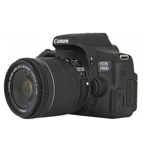 دوربین کانن EOS 750D + 18-55mm IS STM (دست دوم)