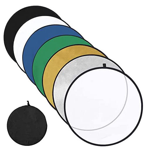 رفلکتور هفت کاره هارمونی سایز 110cm (قابل استفاده به عنوان پس‌زمینه)