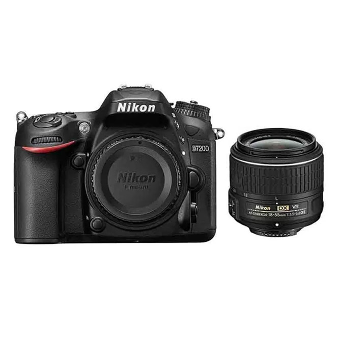 دوربین نیکون D7200 + 18-55mm (دست دوم)