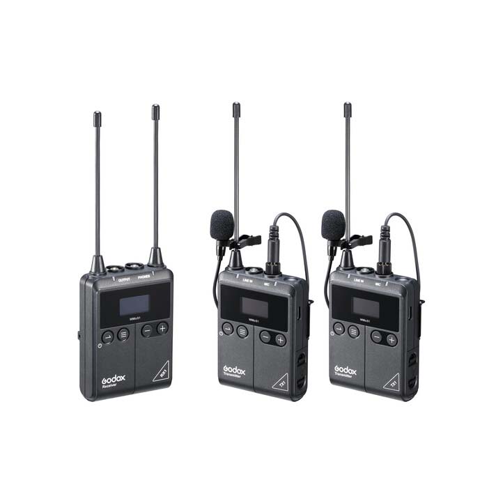 میکروفن بی سیم گودکس Godox WMicS1 Kit 2 (دو میکروفن)