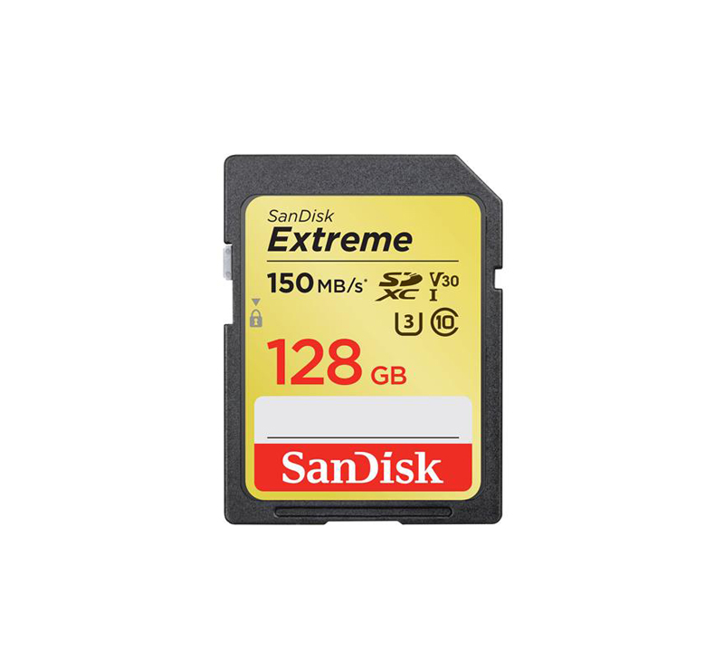 کارت حافظه SD 128GB سن دیسک مدل Extreme 150MB/s