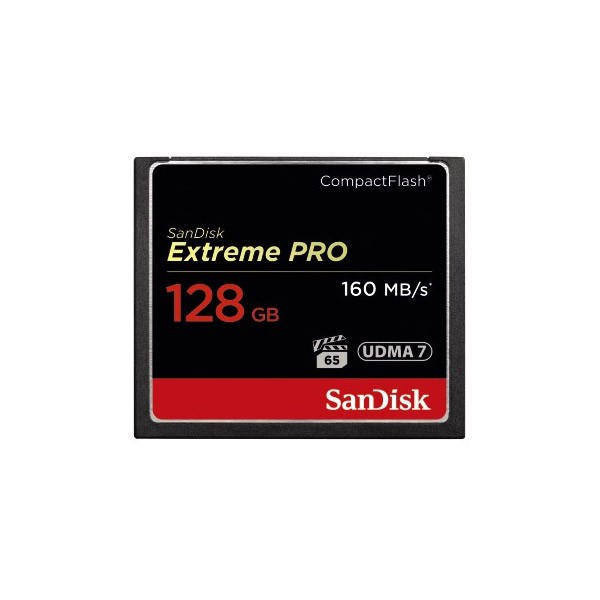 کارت حافظه CF 128GB سن دیسک مدل Extreme 160MB/s