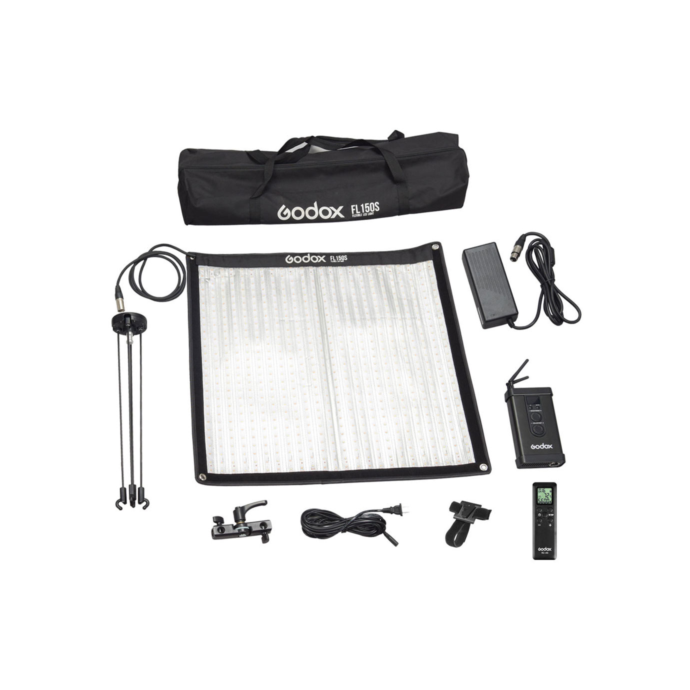 نور LED منعطف مدل Godox FL150S سایز 60x60