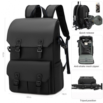 کیف کوله پشتی دوربین مدل DarkVault  AK818