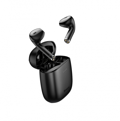 هدفون بی‌ سیم باسئوس مدل ENCOK W04 PRO(+محفظه شارژ بی‌سیم)
