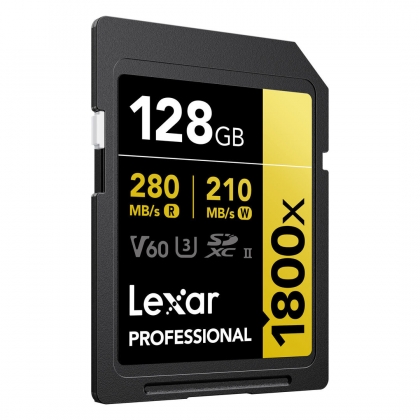 کارت حافظه‌ی  UHS-II سری GOLD مدل Lexar 128GB