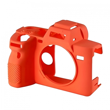 کاور سیلیکونی دوربین سونی Alpha a9 II (نارنجی)