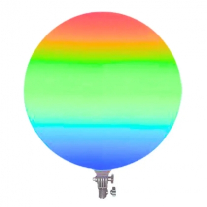 پنل دایره‌ای نور RGB مدل GS-330 (دارای پایه)