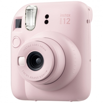 دوربين چاپ سريع فوجی فيلم FUJIFILM INSTAX MINI 12 رنگ صورتی روشن (شکوفه‌ای)