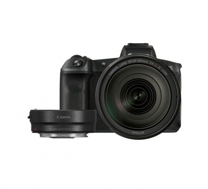 دوربین بدون آینه کانن EOS R به همراه لنز RF 24-105mm و آداپتور EF