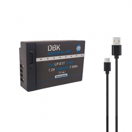 باتری کانن LP-E17 برند DBK (بدون نیاز به شارژر)