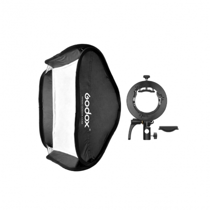 کیت هولدر S-type و سافت باکس S2 سایز 60x60 برای اسپیدلایت