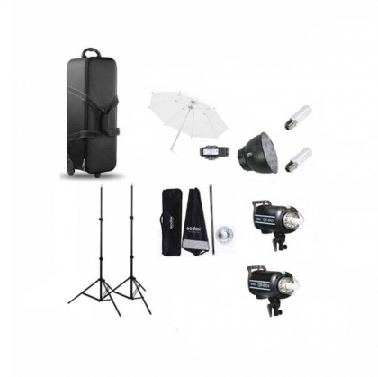 کیت فلاش استودیویی Godox QS300II (دوتایی)